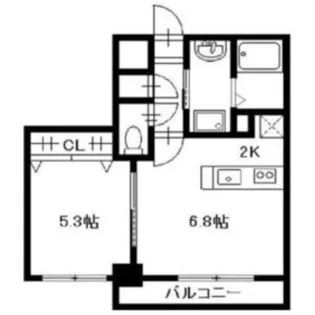 サンライトシティ豊平【5階】の間取り