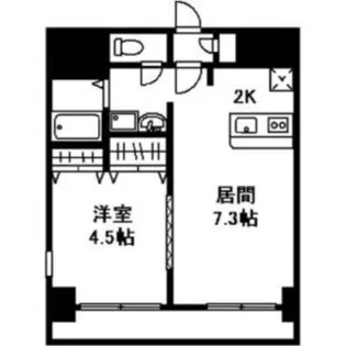 アーク菊水43【9階】の間取り