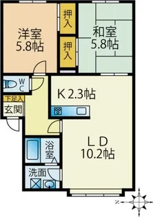 シーケンス【103号室】の間取り