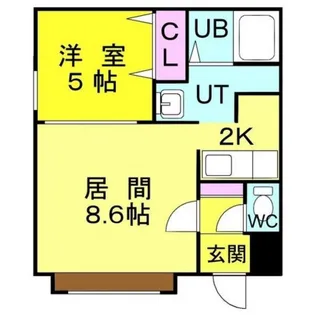 エスポアール福住【4階】の間取り