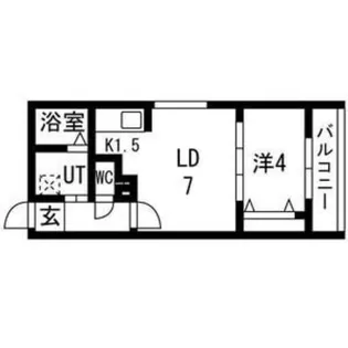 リブレ学園前【2階】の間取り