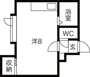 ソフィア菊水【10号室】の間取り
