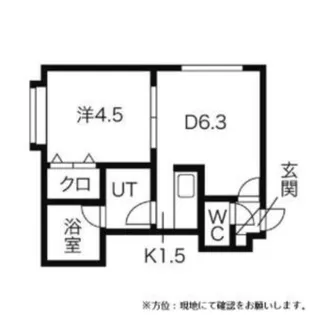 アビタシオンボナール【105号室】の間取り