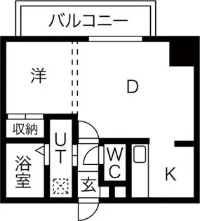 パルティーレ平岸【504号室】の間取り