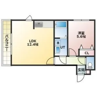 パティオ竹善(たけぜん)【1階】の間取り