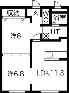 White Mothers【3階】の間取り