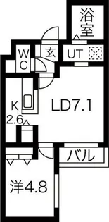 EXCEL平岸【3階】の間取り