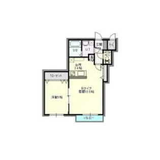 ライオンズパレス平岸【4階】の間取り