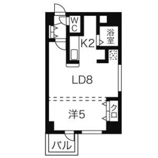 パークヒルズ豊平11【301号室】の間取り