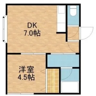 クリエイト栄通【103号室】の間取り