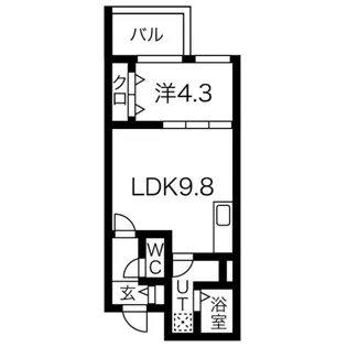SERAM白石【2階】の間取り