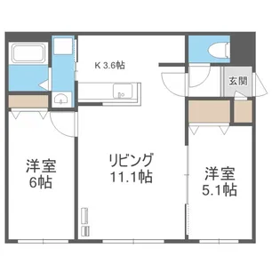 ASK*palaceⅢ(アスク*パレスⅢ)【101号室】の間取り