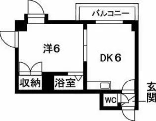 グレースコート【202号室】の間取り