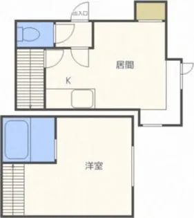 グランステージ中の島【103号室】の間取り