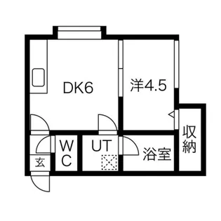 ラポール月寒東【203号室】の間取り