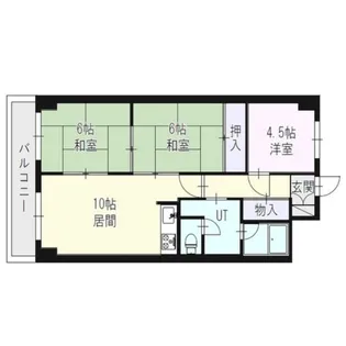 アルファスクエア第一本郷ハイム【403号室】の間取り
