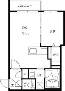 ティエラ豊平公園 (Tierra豊平公園)【2階】の間取り