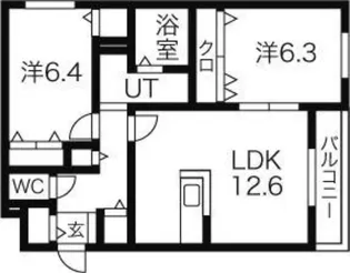 ルミナス・アルファ【305号室】の間取り