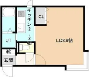 エルムパーク白石【1階】の間取り