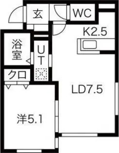 fair bianca uno(フェアビアンカ・ウーノ)【3階】の間取り