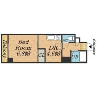 エンドレス三井平和通Ⅰ【1105号室】の間取り