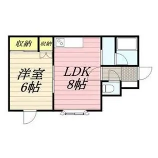 シャルスⅠ【201号室】の間取り