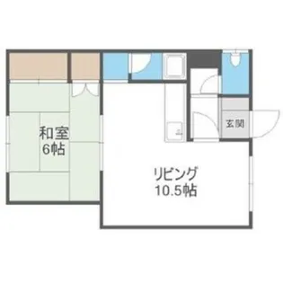 コーポ加地【B7号室】の間取り