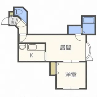 トロンシェ【102号室】の間取り