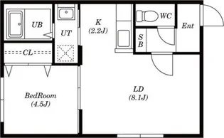 G・P・S本通【2階】の間取り