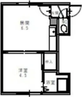 ノーサイド【1号室】の間取り