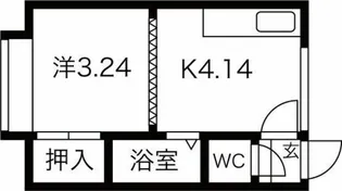 アーバンハイムB棟【11号室】の間取り