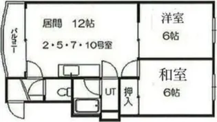 ハイムプロティア【407号室】の間取り