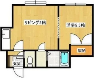 メゾン藤【204号室】の間取り