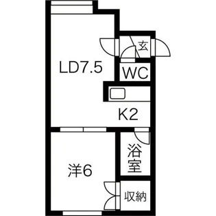 Eフラット【3階】の間取り