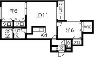 Felix中の島【5階】の間取り