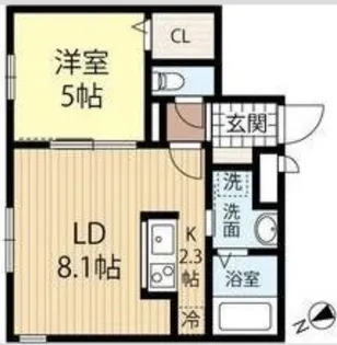 SORTE677【1階】の間取り