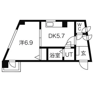 プロムナード【403号室】の間取り