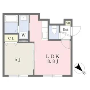 グレース・コート 【201号室】の間取り