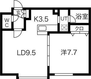 コンフォート桃野【2階】の間取り