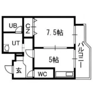 セントポーリアクレア【601号室】の間取り