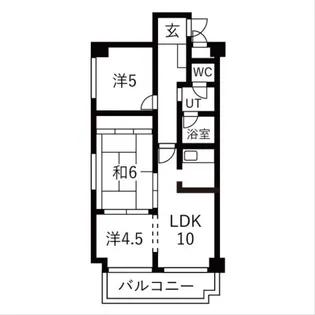 シャトーさわだ【7階】の間取り