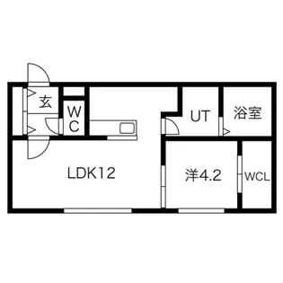 L/R YAMAHANA【4階】の間取り