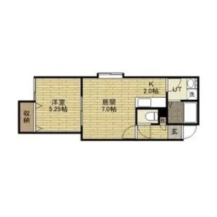 YUKAtan Court(ユカタンコート)【101号室】の間取り