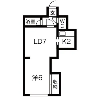 アーバンリシェス【5階】の間取り
