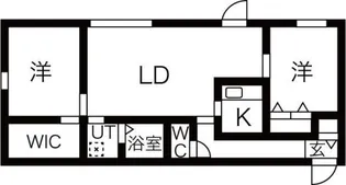 スターエステート【2階】の間取り