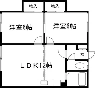 ハイツすみれ【B号室】の間取り