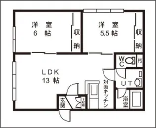 メゾンST【103号室】の間取り
