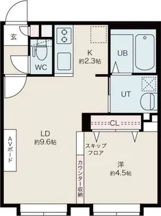 アルセ【3階】の間取り