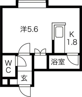 フォレストヒルズ東札幌【3階】の間取り
