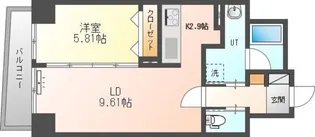 プロスパー月寒【3階】の間取り